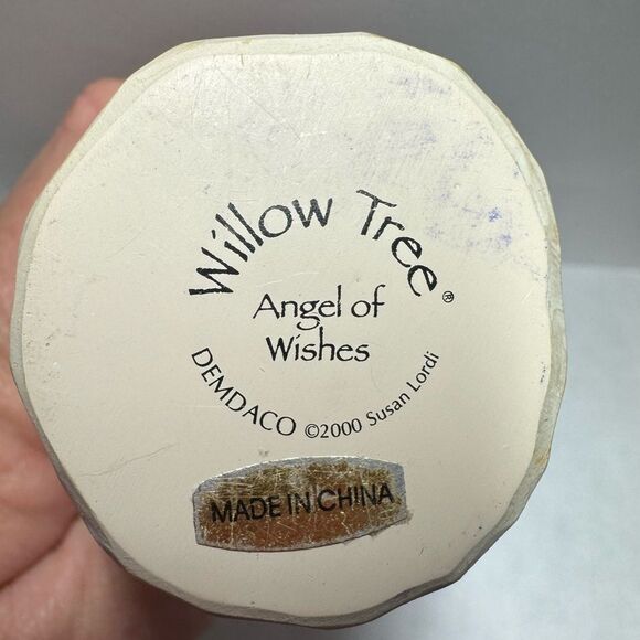 Vintage Willow Tree Angel of Wishes Figurine DemDaco 2000 Susan Lordi 5.5” - Picture 3 of 3